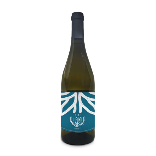 Botella Diània blanco viognier barrica