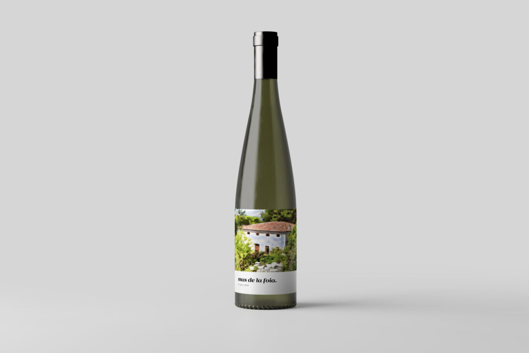 Botella vino blanco Mas de la Foia Viognier