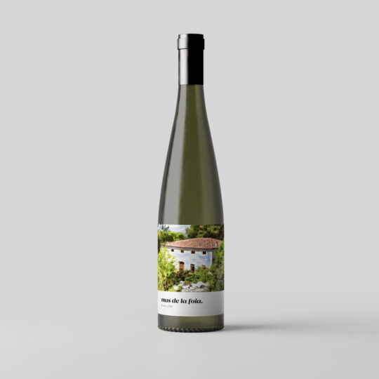 Botella vino blanco Mas de la Foia Viognier